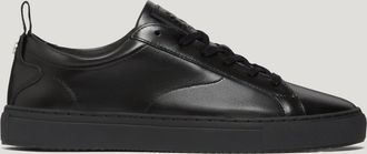 Belstaff Fleming Trainer Mens Nappa Leather Black Size UK 10