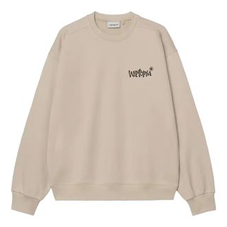 Carhartt Work in Progress Sweatshirts, male, Beige, M, Wiptopia Sweatshirt
