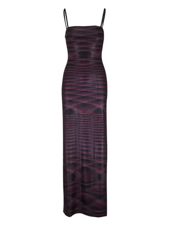 Missoni Abito lungo con stampa - Viola