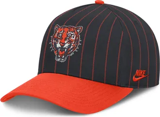 Nike Detroit Tigers Cooperstown Rise Nike Mens MLB A-Frame Adjustable Hat in Blue | NB1D196ND61-JC9