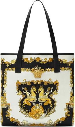 Versace Borsa tote Coral Theatre La Medusa in tela - Oro