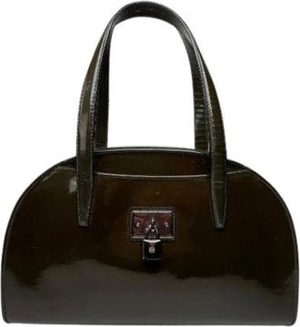 Loewe Pre-owned Handbag - Dames - Vintage Handtas - Groen - ONE Size - Leer - Vintage