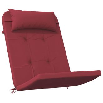 vidaXL Vidaxl - Cojines Para Silla Adirondack 2 Uds Tela Oxford Rojo Tinto
