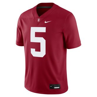 Nike Christian McCaffrey Stanford Mens Nike Mens Dri-FIT College Game Jersey in Red | NC2F08BDCPM-14V