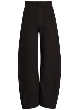 Christophe Lemaire Curved Barrel-leg Jeans - Black - 40 (UK12 / M)