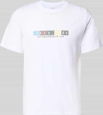 Jack & Jones Jack & Jones T-Shirt aus Bio-Baumwolle Modell NANTUCKET in Weiss, Gr&ouml;&szlig;e XXL