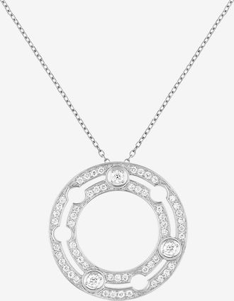 Dinh Van Halskette aus Weissgold und Diamanten Pulse Pav&eacute;