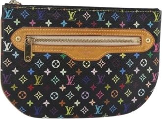 Louis Vuitton Pre-owned Clutches, female, Multicolor, Size: ONE SIZE Pre-owned Canvas Pouch