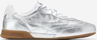 Cole Haan Womens Grandpr&oslash; Turf 2.0 Sneakers - Silver Size 10.5