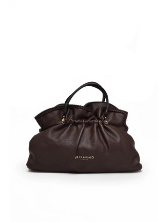 Ermanno Scervino Brown Octavia Textured Polyurethane Crossbody Bag