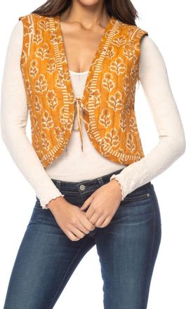 Tolani Bimala Vest In Mustard