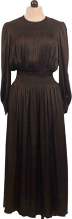 Traffic People Womens Thelma Midi Dress In Black