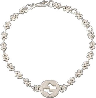Gucci Interlocking G Sterling Silver Bracelet