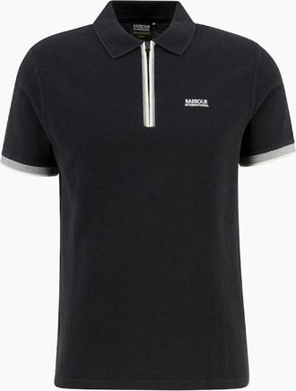 Barbour Mens Barbour International Swinford Polo Shirt BK11 Black - Size: 42