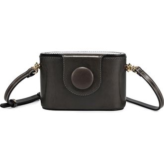 OLD TREND Begonia Genuine Leather Vintage Case Crossbody in Grey at Nordstrom