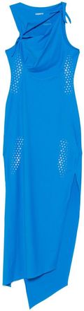 Coperni x Puma cut-out dress - women - Elastane/Nylon - L - Blue