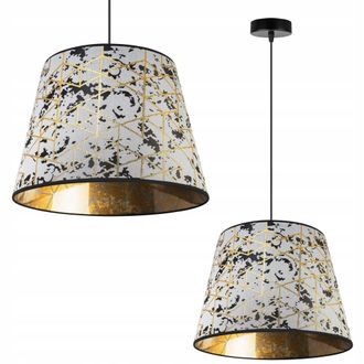 OEM L&aacute;mpara Colgante, L&aacute;mpara De Techo, Pantalla, Patr&oacute;n Dorado
