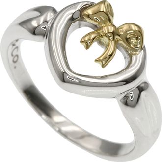 Tiffany & Co. Yellow Gold (18K) Silver Band Ring (Pre-Owned)