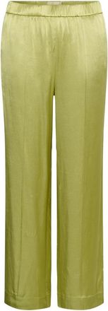 Soaked In Luxury SLIrini Broek - Dames - Wijde Broeken - Groen - M - Broeken