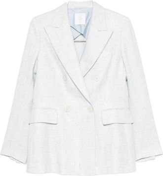 Eleventy Denim blazer - Dames - Blazers - Blauw - M - Denim - Jassen