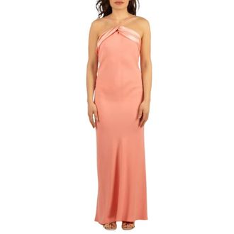 Hanita Maxi Dresses, female, Pink, Size: XS Abito 100%Pl