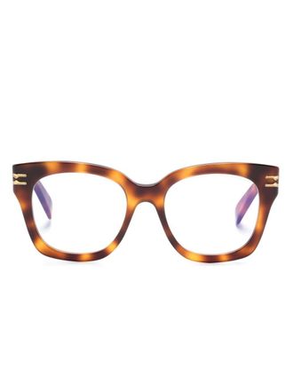 Bulgari B.zero1 square-frame glasses - Brown