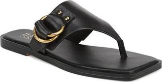 Franco Sarto Mavie Flip Flop in Black at Nordstrom, Size 7.5
