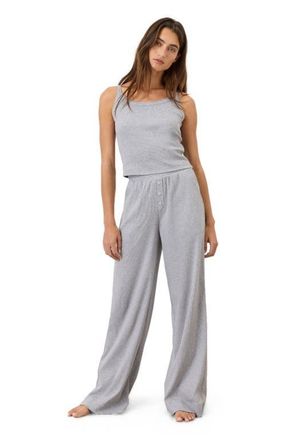 Pact Dream Rib Cami in Heather Grey at Nordstrom, Size Xx-Large
