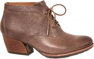 Kork-ease Womens Helene Leather Ankle Boots In Grey