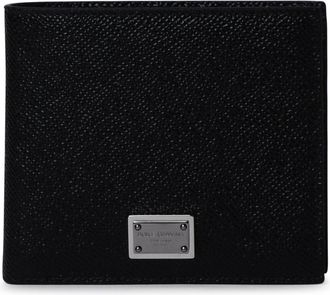 Dolce & Gabbana Black Lear Wallet