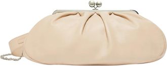 Max Mara Stijlvolle Borsa Tas - Dames - Clutches - Beige - ONE Size - Tassen