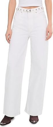 Levi's Ribcage Wide Leg Belted Womens Clothing Tooth Fairy : 31 32, Cotton/Denim