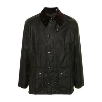 Barbour Bedale Wax Jacket - Heren - Zomerjassen - Groen - M - Katoen - Jassen