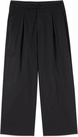 Oltre Broeken, Dames, Zwart, XL, Katoen, Straight Broeken