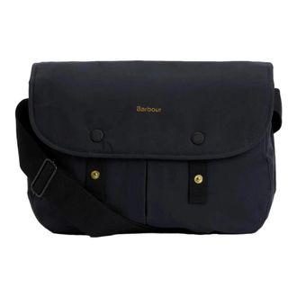 Barbour Cross Body Bags, male, Blue, Size: ONE SIZE Transport Riever Crossbody Bag
