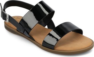 Journee Collection Journee Womens Lavine Wide Width Multi Strap Flat Sandals