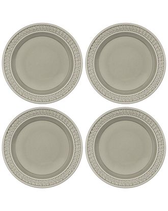 Portmeirion Set Of 4 Botanic Garden Harmony Dinner Plates