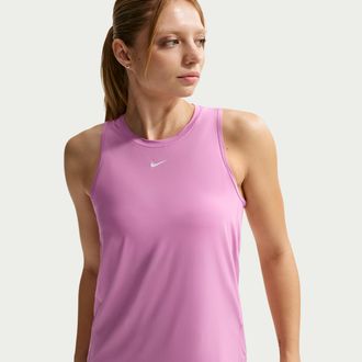 Nike Womens One Classic Dri-FIT Tank Top in Purple | FN2808-503