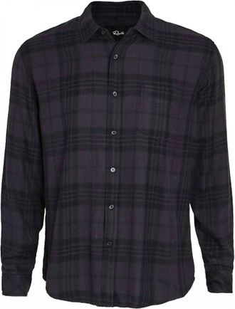Rails Mens Lennox Shirt In Charcoal/black