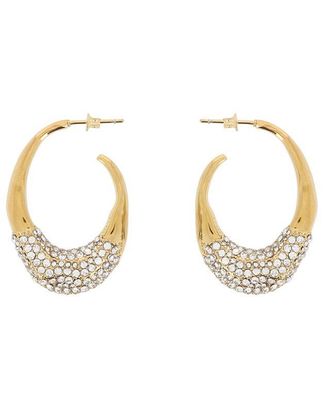 By Alona Goldene Ohrstecker Crystal Panarea Pav&eacute;