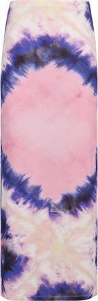 Paco Rabanne Womens Printed Skirt - Pink viscose - Size EU 36 (Womens)