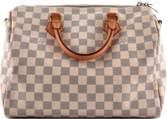 Louis Vuitton Speedy Bandouliere Bag Damier 30 shoulder bag - Wit