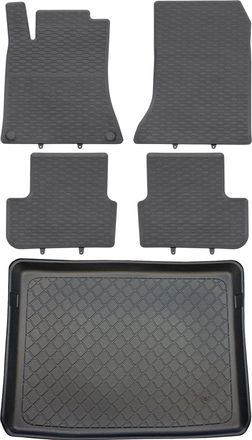 OEM Juego De Alfombrillas De Goma Para Coche Y Alfombrilla Para Maletero Para Mercedes Clase B W246 (de Octubre De 2011 A Diciembre De 2018)