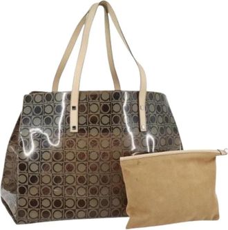Ferragamo Pre-owned Tote Bag - Dames - Vintage Shopper - Bruin - ONE Size - Vintage