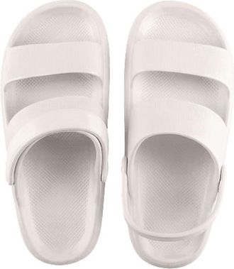 Generic Womens Mules with Footbed, Bath Slippers, Mens Clogs, Slippers, Bathing Slippers, Summer Comfortable Sandals, Platform Mules, Bathing Shoes, Shower Sh