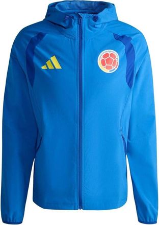 adidas Colombia Tiro Travel Full Zip Windbreaker Victory Blue KH3824