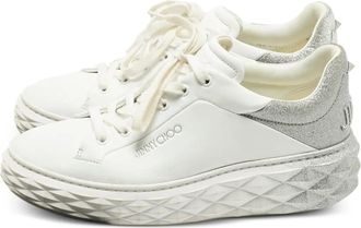 Jimmy Choo London Sneakers Diamond Light Maxi - Bianco