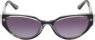 Guess Cat-eye Zonnebril - Dames - Zonnebrillen - Zwart - 52 MM - Accessoires