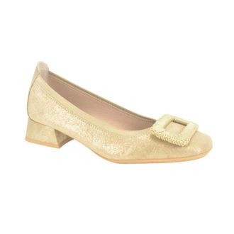 Hispanitas MatGoud Pump +Gar. 3cm - Dames - Schoenen - Geel - Maat: 37 EU