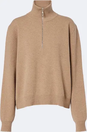 R&oacute;he R&oacute;he Wool-blend half-zip sweater